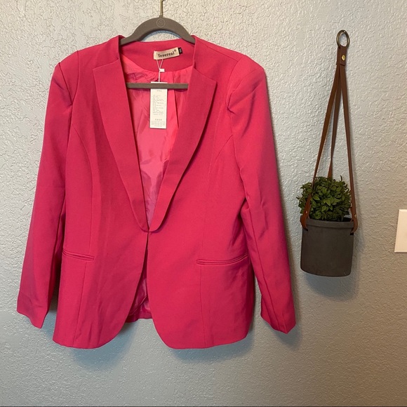 YESEREAL HOT PINK BLAZER NWT {5XL} - Picture 4 of 10